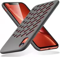 Apple iPhone Xr - hoesje ESR Yippee Crocs hoesje - Premium Liquid Silicone case - drop protection- ZWART