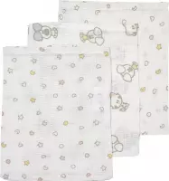 Woezel & Pip multi washandjes - 3-pack