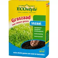 ECOstyle Graszaad-Inzaai - 1 kg - voor het inzaaien van een nieuw gazon -voor 50 m2