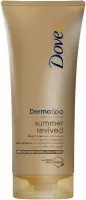 Dove DermaSpa Zelfbruiner Bodylotion Summer Revived Fair voor een gebruinde huid en een gezond uitziende tint - 6 x 200 ml - Voordeelverpakking