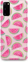 Samsung Galaxy S20 hoesje TPU Soft Case - Back Cover - Watermeloen