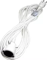 RA Verlengsnoer 10 Meter wit Verlengkabel 3X1mm met randaarde