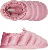 Pantoffels dames roze satin | Slippers extra zacht