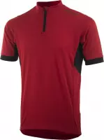 Rogelli Core Fietsshirt - Korte Mouwen - Heren - Rood, Zwart - Maat 4XL
