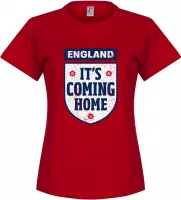 It's Coming Home England Dames T-Shirt - Rood - XL
