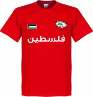 Palestina Football T-Shirt - Rood - XXL