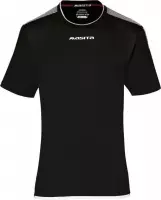 Masita | Sportshirt Heren & Dames Korte Mouw - Sevilla - Lichtgewicht Elastisch Voetbalshirt - Zwart-Wit - XL