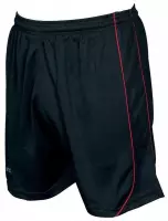 Precision Voetbalbroek Mestalla Unisex Polyester Zwart/rood Mt S
