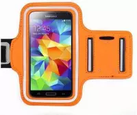 Samsung Galaxy Note 2 sports armband case Oranje Orange