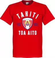 Tahiti Established T-Shirt - Rood - S