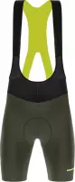 Santini Fietsbroek kort met bretels - koersbroek Groen Heren - Redux Istinto Bib-Shorts C3 Seat Pad Military Green - 3XL