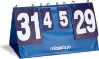 relaxdays - tafeltennis scorebord - grote getallen - puntenbord - telbord