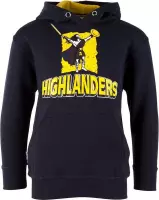 Rugby Distribution Super rugby hoodie highlanders - 2XL - Zwart / Black / Noir / Schwarz