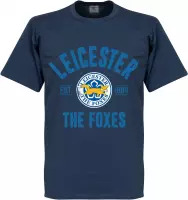 Leicester City Established T-Shirt - Navy - L