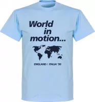 World In Motion T-shirt - Lichtblauw - M