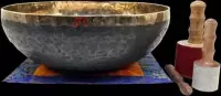 Klankschaal Ishana zwart/goud - 42 cm - 6700-6900 g