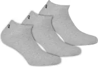 Fila - Invisible Socks 3-Pack - Unisex Sokken - 35-38 - Grijs