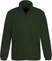 SOLS Heren North Full Zip Outdoor Fleece Jacket (Bosgroen)