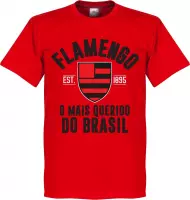 Flamengo Established T-Shirt - Rood - XS