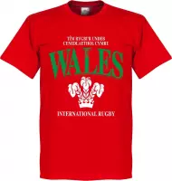 Wales Rugby T-Shirt - Rood - S
