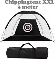 Firsttee Chippingnet XXL - 300 x 200 CM - MET Opbergtas - Hoogwaardige KWALITEIT - Net - Oefennet - Chipping - Golf accessoires - Cadeau - Golftrainingsmateriaal - Golfballen - Gol