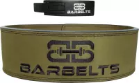 Barbelts Lever belt groen - powerlift riem - L