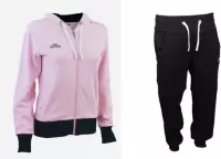 Joggingspak/Relaxpak Eye Sportwear, Felpa Eli/Panta Gigi, Roze/zwart, maat M