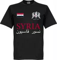 Syrië National T-Shirt - Zwart - 3XL