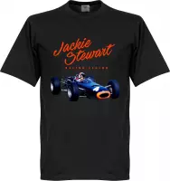 Jackie Stewart Monaco T-Shirt - Zwart - XL