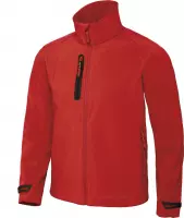 B&C Mens X-Lite 3 Layer Softshell Performance Jacket (Diep rood)