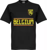 Belgie Team T-Shirt - Zwart  - S