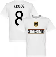 Duitsland Kroos Team T-Shirt 2020-2021 - Wit - XL