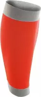 Senvi Sports Compressie Calf sleeves - Leg- Oranje/Grijs Maat L