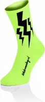 Lightning Fietssokken Fluo Geel Maat XS (36-38)