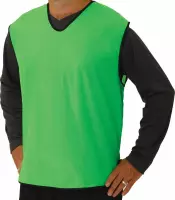 10 x Pirotti mesh trainingsovergooier / hesje - fluor groen - maat: medium
