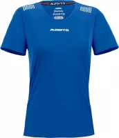 Masita | Sportshirt Dames Korte Mouw - Climatech Stevig & Ademend - Teamlijn Porto - ROYAL BLUE/WHIT - 46
