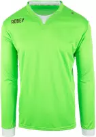 Robey Shirt Catch LS - Voetbalshirt - Neon Green - Maat S
