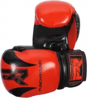 Punch Round Bokshandschoenen SLAM SDX Rood Zwart 6 OZ Bokshandschoenen