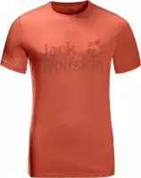 Jack Wolfskin Brand Logo T M - Saffron orange - Outdoor Kleding - Fleeces en Truien - T-Shirt