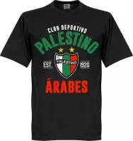 Palestino Established T-Shirt - Zwart - XS