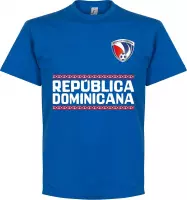 Dominicaanse Republiek Team T-Shirt - Blauw  - XXXL