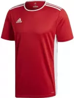 adidas Entrada 18 Trikot Heren Sportshirt - Power Red/Wit - Maat M