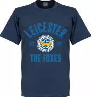 Leicester City Established T-Shirt - Navy - M
