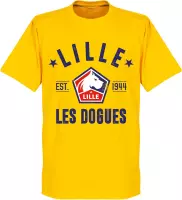 OSC Lille Established T-Shirt - Geel - XL