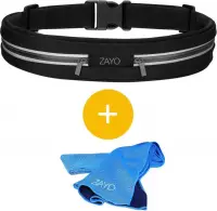 ZAYO Fitness & Hardloop Heup band - Running belt - 2 Opbergvakken