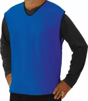 10 x Pirotti mesh trainingsovergooier / hesje - royal blauw - maat: medium