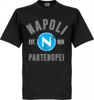 Napoli Established T-Shirt - Zwart - 5XL