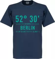 Hertha BSC Olympiastadion Coördinaten T-Shirt - Blauw - S