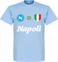 Napoli Team T-Shirt - Kinderen - Licht Blauw - 116