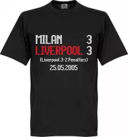 Milan 3 : Liverpool 3 Scoreboard T-shirt - XS